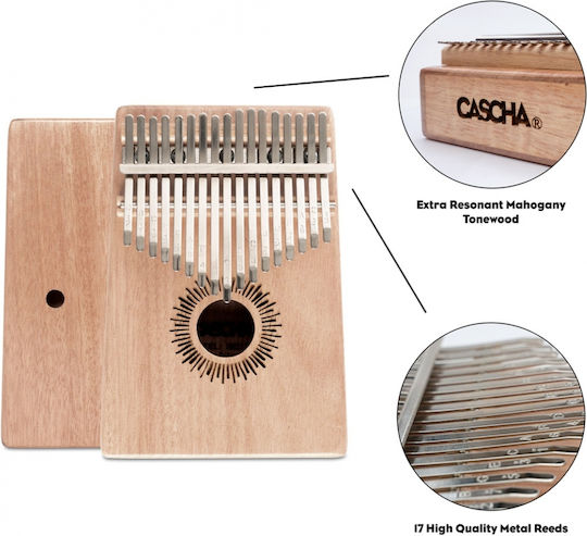 Cascha Kalimba Mahogany 17