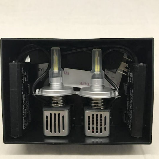 Mover Samsung Λάμπες Αυτοκινήτου F3 H4 LED 6500K Ψυχρό Λευκό 12V 26W 2τμχ