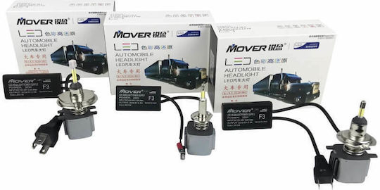Mover Samsung Λάμπες Αυτοκινήτου F3 H1 LED 6500K Ψυχρό Λευκό 24V 26W 2τμχ