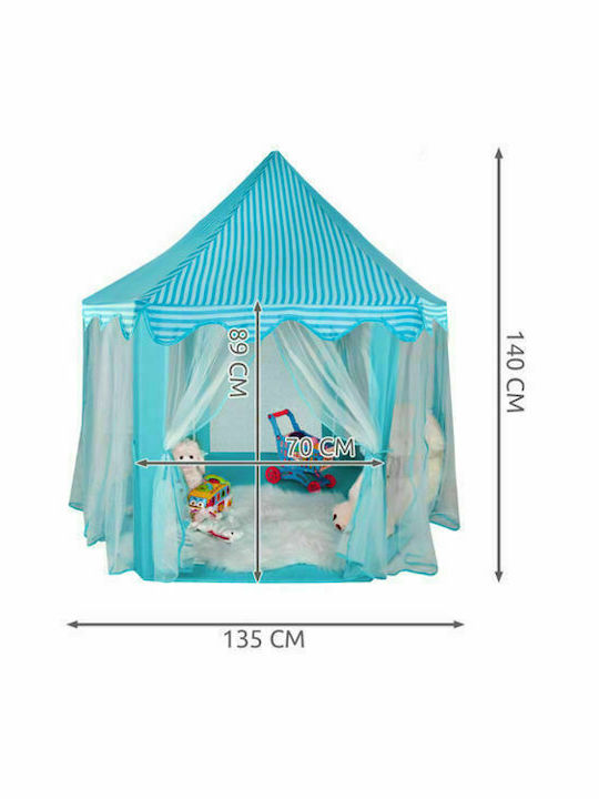 Malatec Kids Castle Play Tent Princess for 3+ years Light Blue