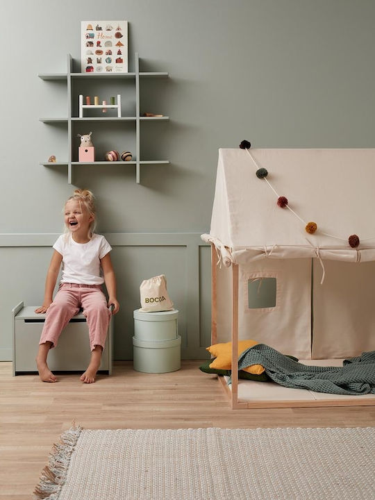 Kids Concept Kids House Play Tent Montessori KC White