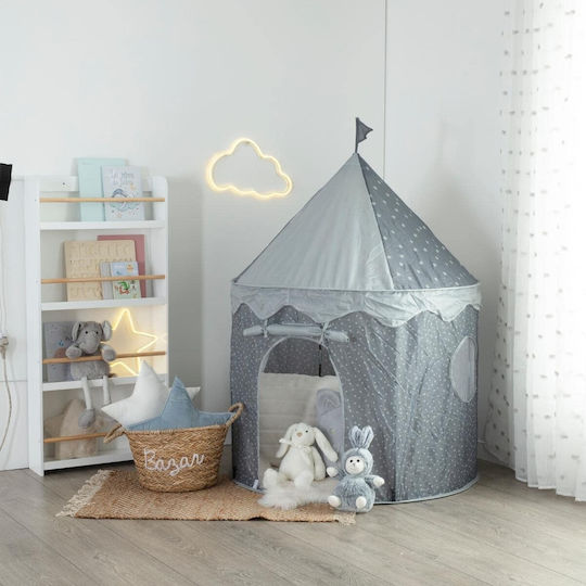 Kids Castle Play Tent Castle for 3+ years Gray