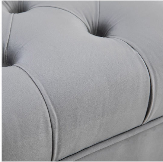 Wooden Gray Bench Stool 118x45x42cm