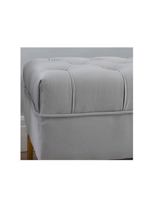 Wooden Gray Bench Stool 118x45x42cm