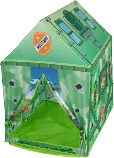 HomCom Детски шатър Малка къща Camouflage Зелен