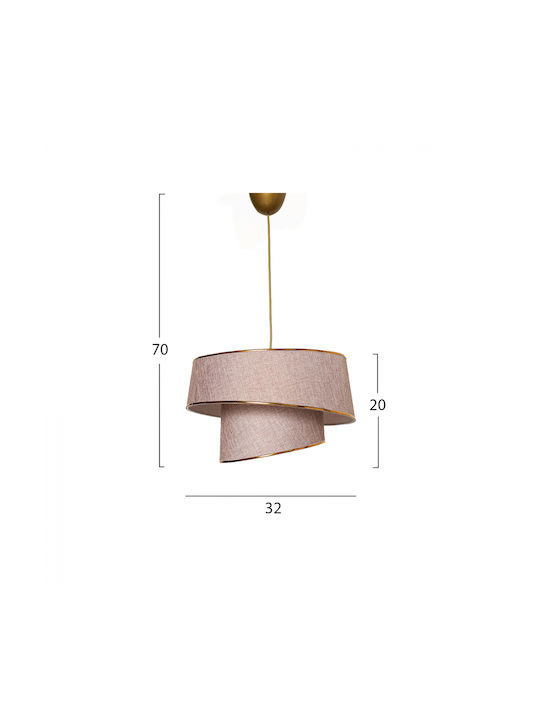 Freebox Pendant Light Single-Light for Socket E27 Pink