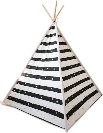 BS Toys Kids Indian Teepee Play Tent Teepee for 3+ years White