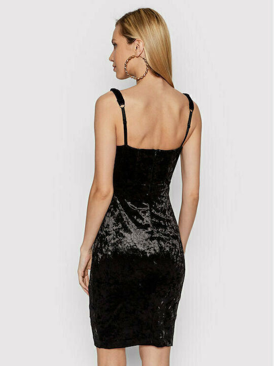 Guess Mini Evening Dress Velvet Black