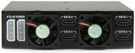 StarTech Πλαίσιο Μαύρο SATSASBP425