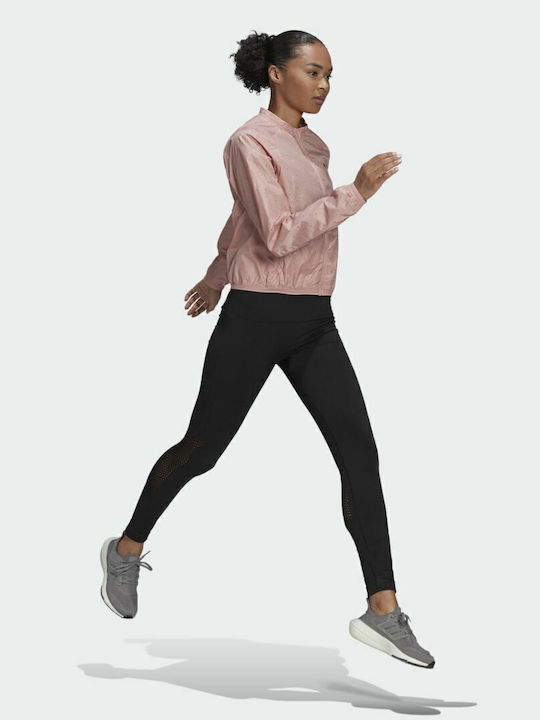 Fast Radically Reflective Γυναικείο Μπουφάν Running Αντιανεμικό Wonder Mauve