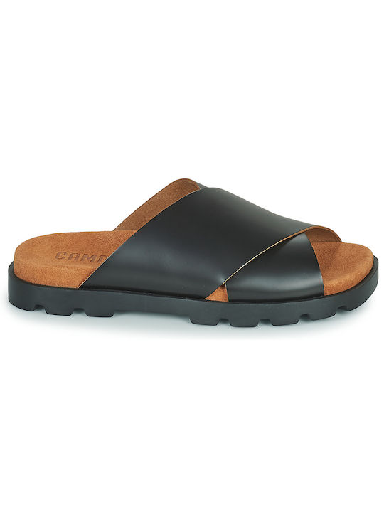 Camper Leder Herrensandalen in Schwarz Farbe