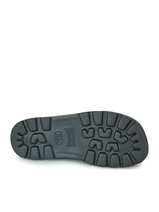 Brutus Leder Herrensandalen in Schwarz Farbe