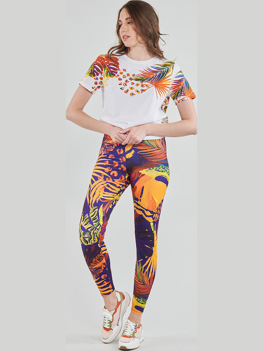 x-masuminnie  Desigual 6103368 Desigual Minneapolis Women's T-shirt with V Neckline White