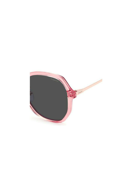 Polaroid Ochelari De Soare Pentru Femei Cu Ramă Roz Și Lentile Gri Polarized PLD6177/G/S 35JM9