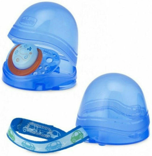 Chicco Pacifier Case Made of Blue Plastic