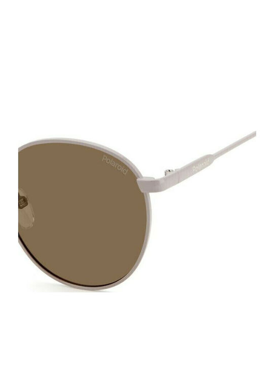 Polaroid Unisex Ochelari de soare cu Bej Cadru și Maro Polarized Lentilă PLD6171/S 10A/SP