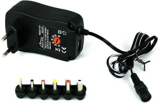 Media-Tech Universal Power Adapter 12V 2A with Power 24W with Plug Set (MT6267)