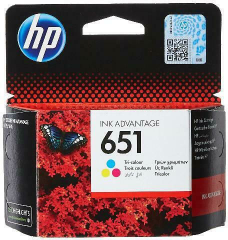 HP 651 Γνήσιο Μελάνι Εκτυπωτή InkJet Πολλαπλό (Color) (C2P11AE)