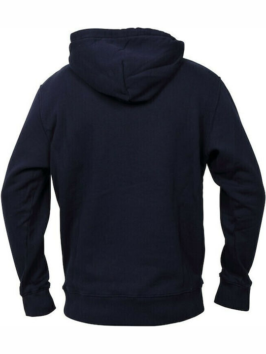 Φούτερ με Κουκούλα Navy