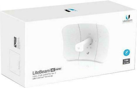 Ubiquiti LiteBeam AC Gen2 External WiFi Parabolic Antenna 23dBi with Ethernet Connection LBE-5AC-Gen2