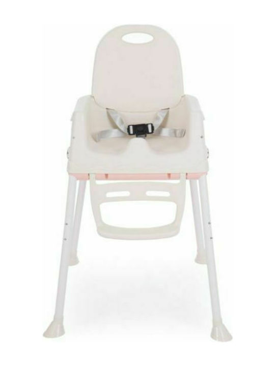 Kikka Boo Creamy Baby Hochstuhl 3 in 1 Rosa