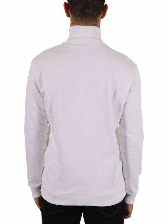 Hugo Boss Men's Sweatshirt Jacket with Pockets White