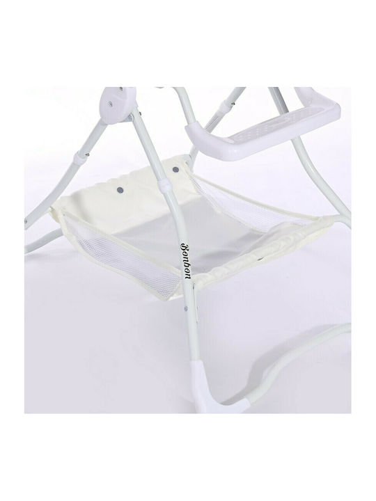 Lorelli Bonbon Foldable Baby Highchair Grey Fun