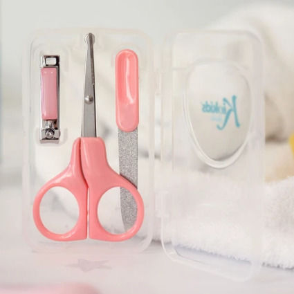 Kiokids Σετ Περιποίησης Νυχιών Μωρού Pink 3τμχ