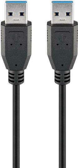 Goobay USB 3.0 Kabel USB-A-Stecker - USB-A-Stecker Schwarz 3m 93929