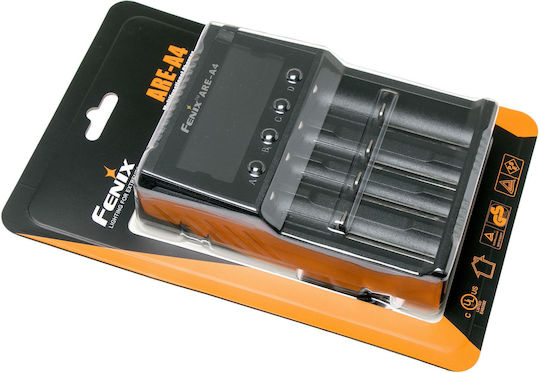 Fenix ​​Are-A4 Charger 4 Batteries Ni-Cd/Ni-MH Size AA/AAA/18650/16340/26650/14500