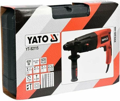 Yato Κρουστικό Σκαπτικό Πιστολέτο Ρεύματος 620W με Υποδοχή SDS Plus YT-82115