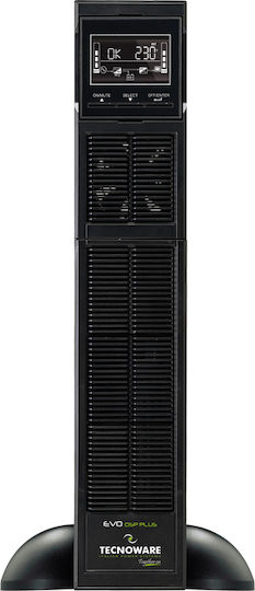 Tecnoware Evo DSP Plus 1200 UPS On-Line 1200VA 1080W με 8 IEC Πρίζες