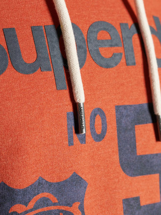 Sweatshirt mit Kapuze Orange
