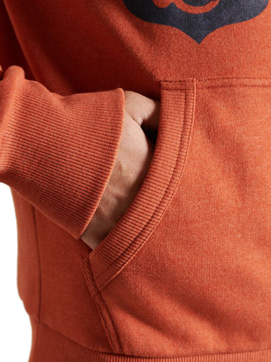 Sweatshirt mit Kapuze Orange