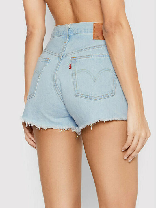 501 Women's Jean High-waisted Shorts Light Blue