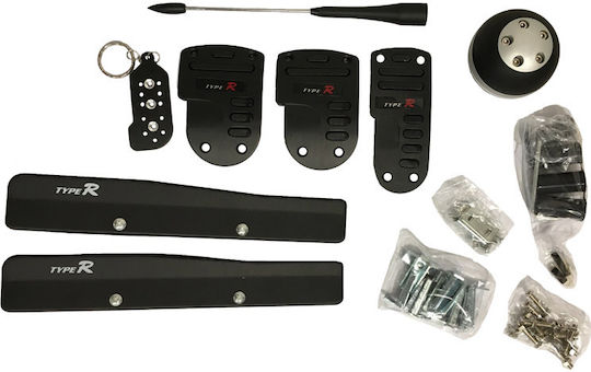Auto Gs Type R Pedalsatz Universal Schwarz 8Stück