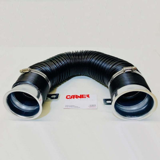 Auto Gs Car Air Intake Σωλήνας Εισαγωγής Κρύου Αέρα Φ76 Ασημί 0016815