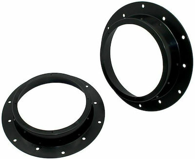 Connects2 Lautsprecher-Ring Auto Vorderseite Vorne 165mm Volkswagen Einkaufswagen / Golf / Jetta / Sharan / Tiguan / Touran 2Stück