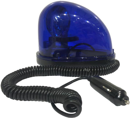 Auto Gs Φάρος Αυτοκινήτου 12V 12.5cm με Μπλε Φωτισμό