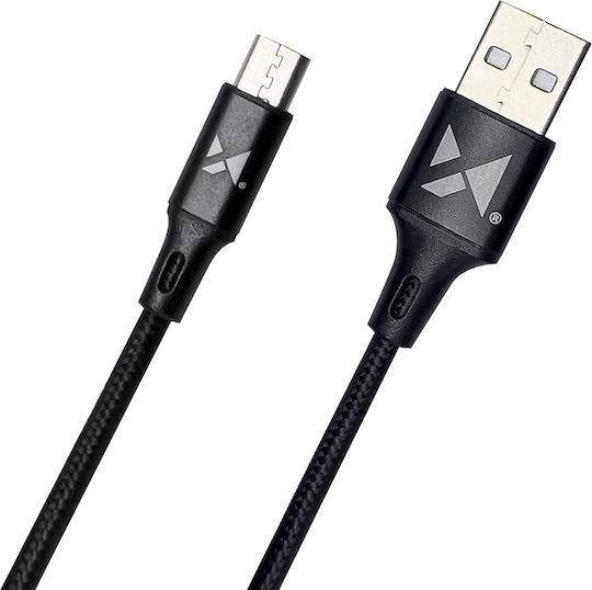 Wozinsky 2m Braided USB 2.0 to micro USB Cable (WUC-M2B)