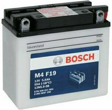 Bosch Μπαταρία Μοτοσυκλέτας M4F19 με Χωρητικότητα 6Ah