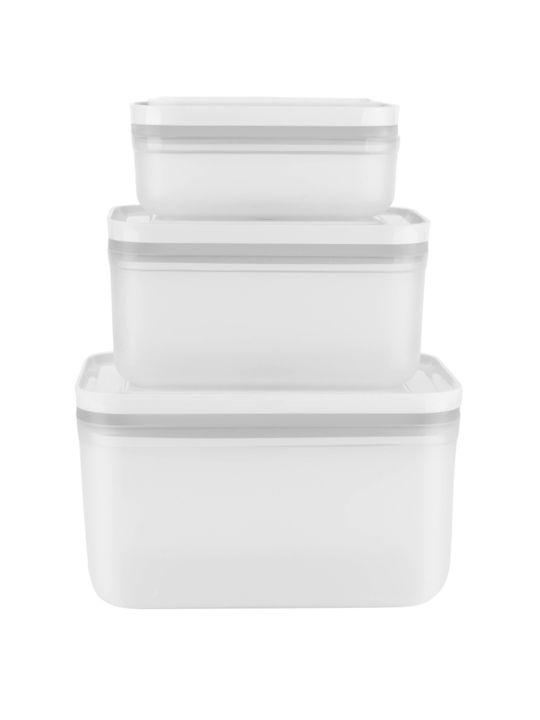 Zwilling J.A. Henckels Plastic Lunch Box White 3pcs