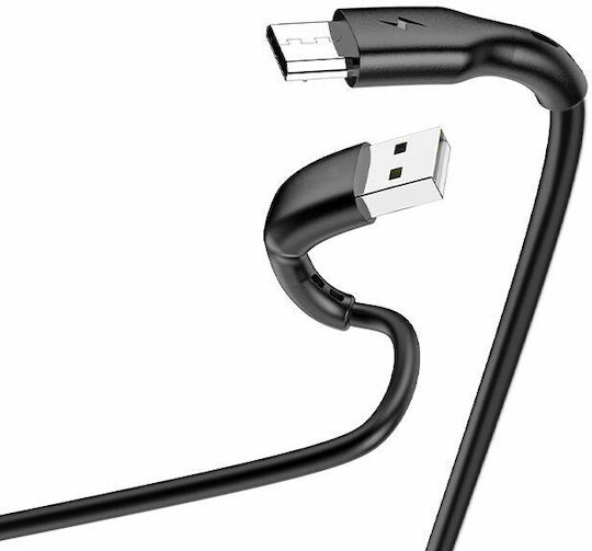 Lamtech Regular USB 2.0 to micro USB Cable Γκρι 2m (LAM440962)