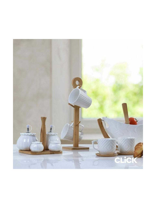 Click Porcelain Cup White 360ml 6pcs