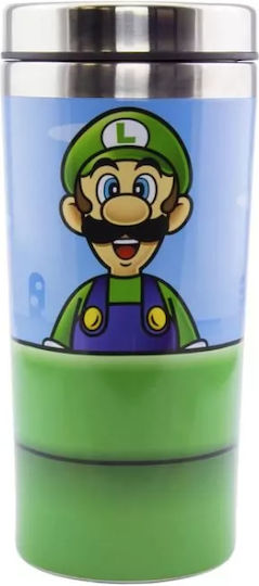 Paladone Super Mario Bros Ποτήρι Θερμός Ανοξείδωτο 450ml Πολύχρωμο