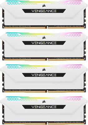 Corsair Vengeance RGB Pro SL 64GB DDR4 RAM με 4 Modules (4x16GB) και Ταχύτητα 3200 για Desktop