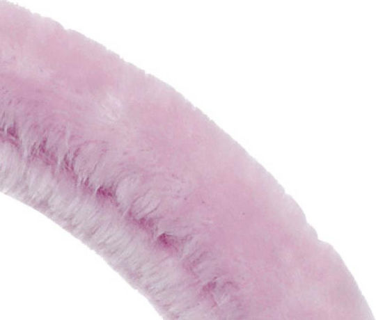 Sumex Car Steering Wheel Cover Girly with Diameter 37-39cm Synthetic Pink Fur