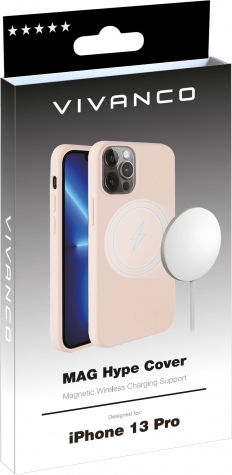 Vivanco Mag Hype Back Cover Σιλικόνης Pink Sand (iPhone 13 Pro)