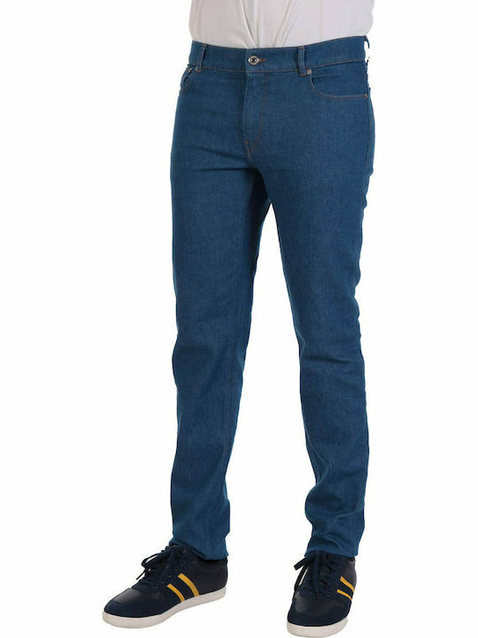 Men's Jeans Pants with Slim Tapered Fit Blue