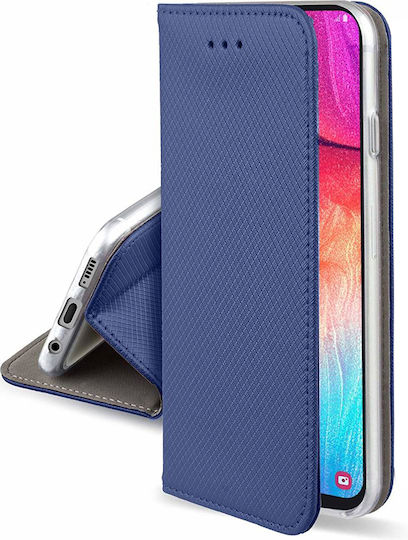Smart Magnet Книга Изкуствена кожа Тъмносин (iPhone 12 / 12 Pro)